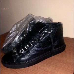 Black Balenciaga area sneaker, size 9.5